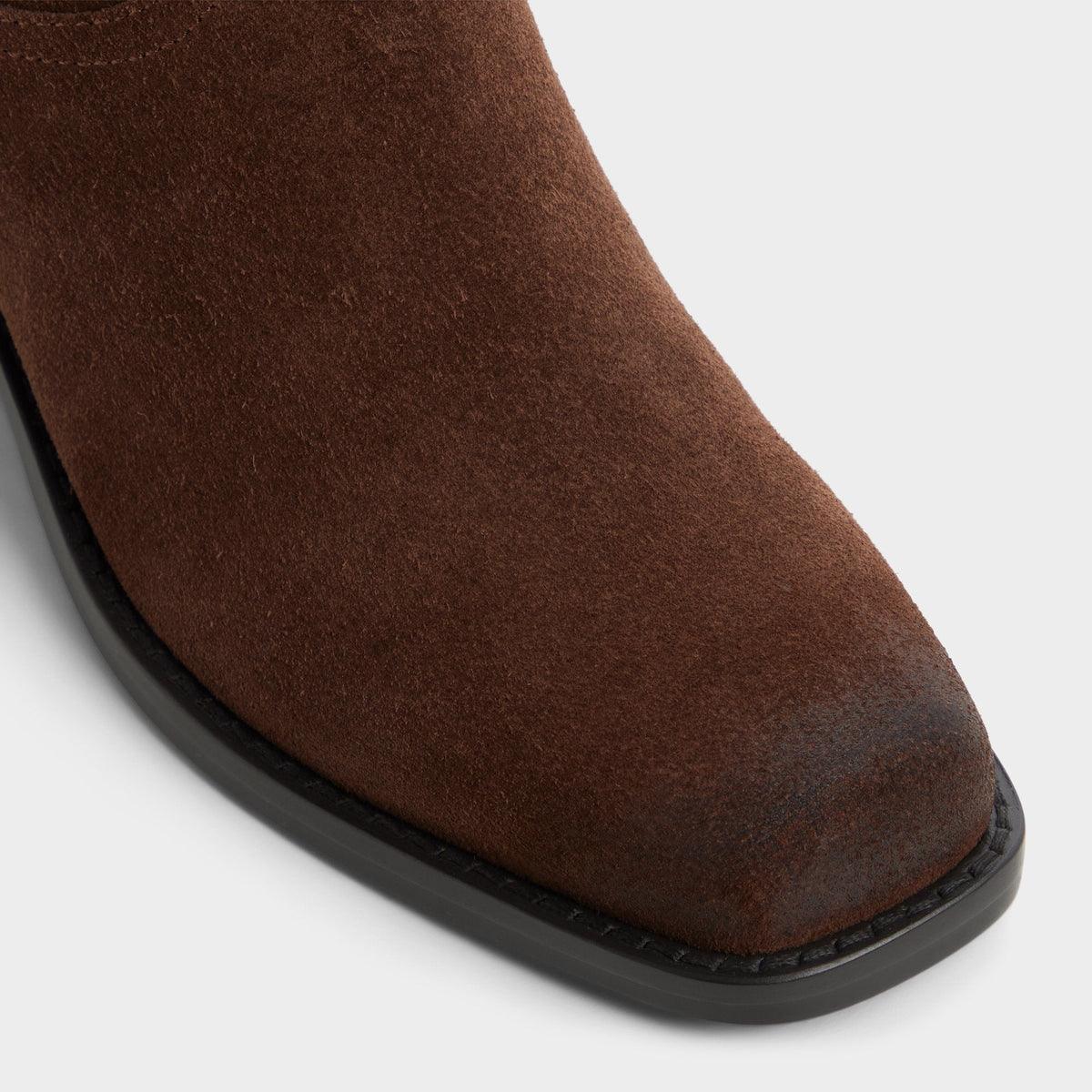 Emberlyn in Dark Brown 14163446 - Knee-high western boot, Cup sole | Aldo