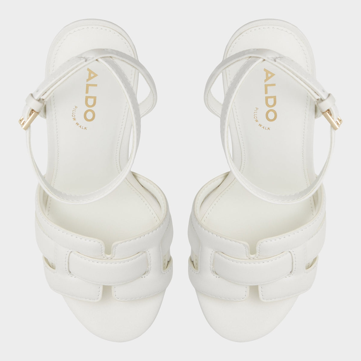 Valaberel Open White Women's Platform sandals - Strappy heeled sandal, Platform | Aldo