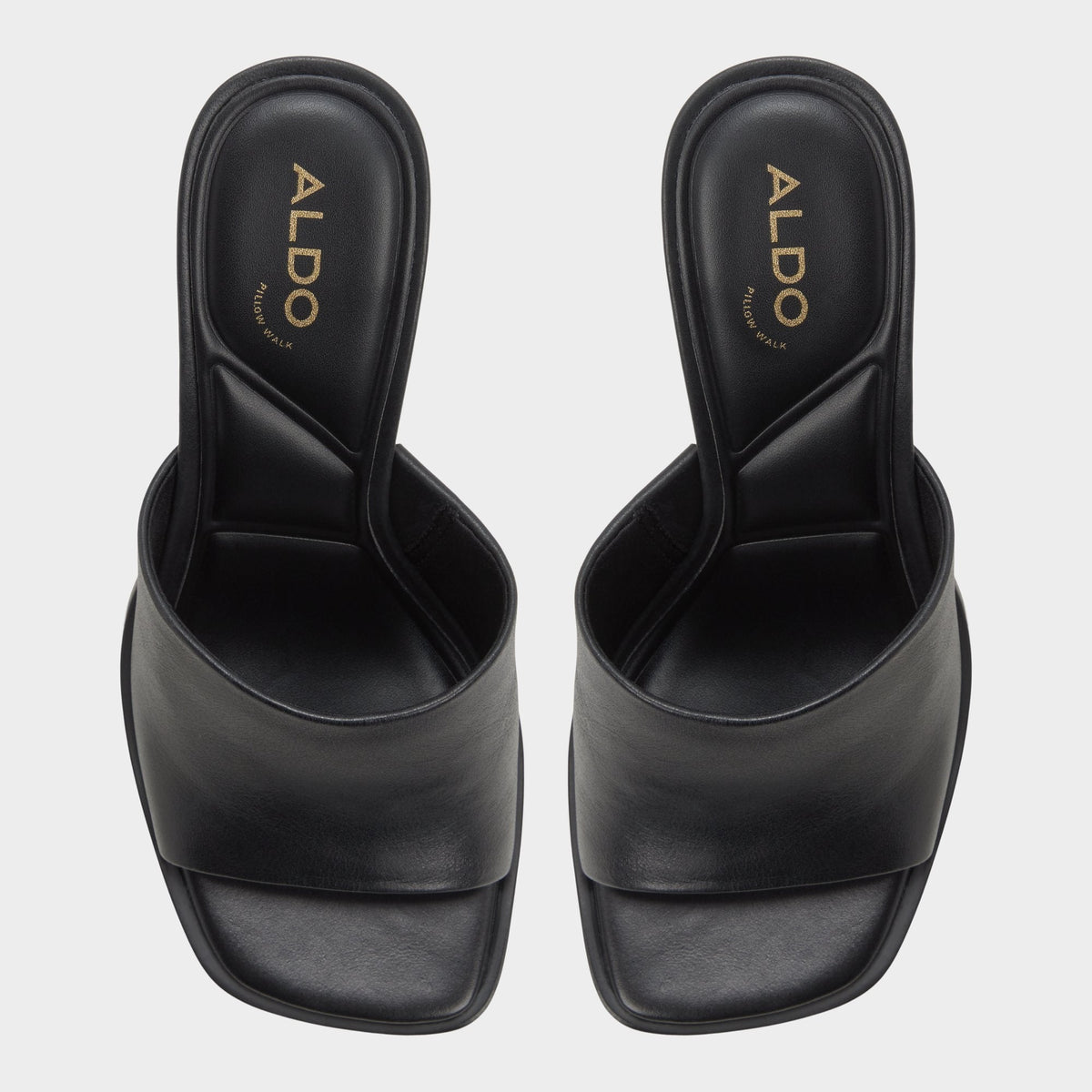 Re in Sophia Black - Heeled mule, Block heel | Aldo