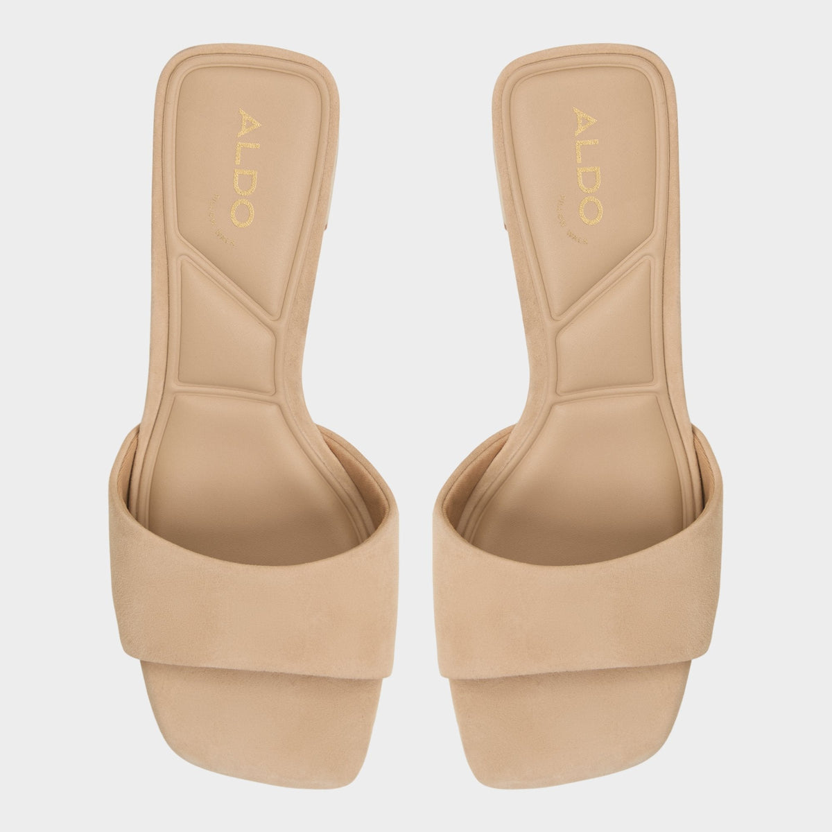 Tisha Beige Women's Heeled mules - Heeled mule, Block heel | Aldo