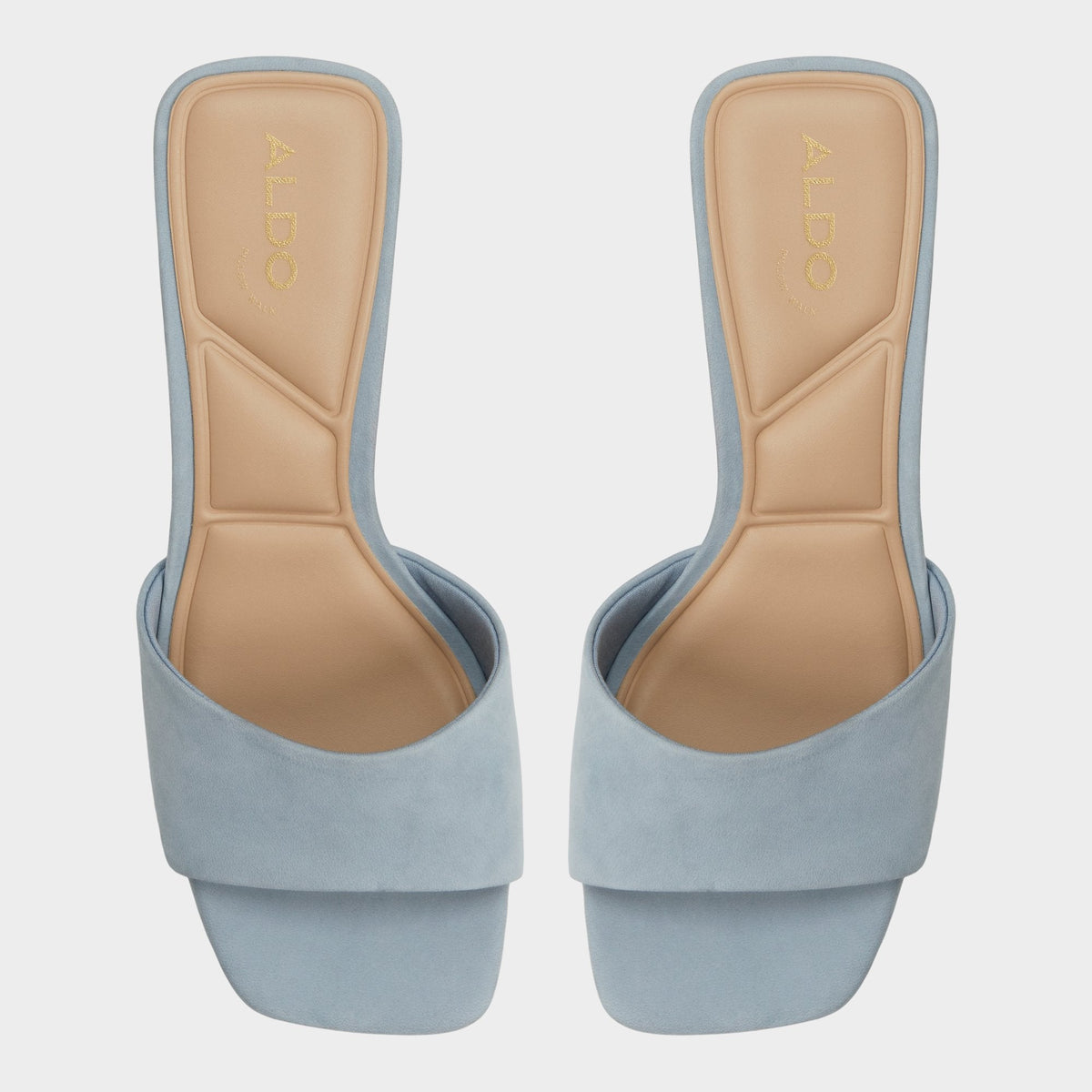 Tisha Other Blue Women's Heeled mules - Heeled mule, Block heel | Aldo