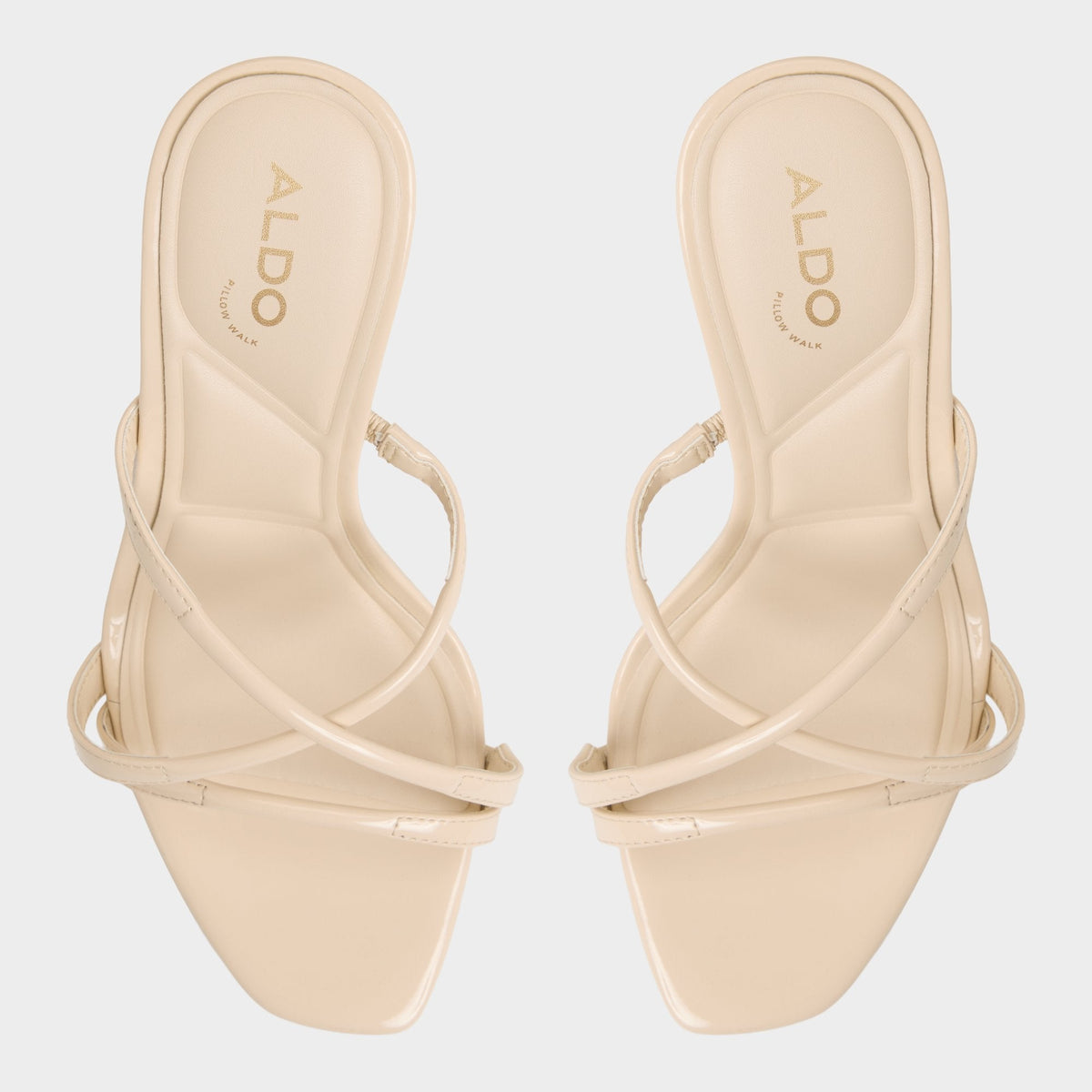 Velaia Light Beige Women's Heeled mules - Heeled mule, Stiletto heel | Aldo
