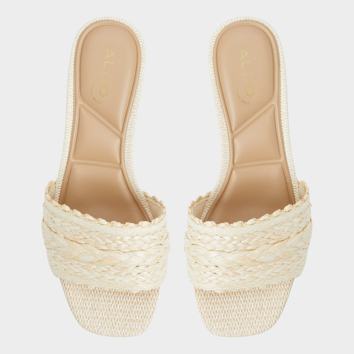 Claudina Natural Women's Block heels - Heeled mule, Block heel | Aldo