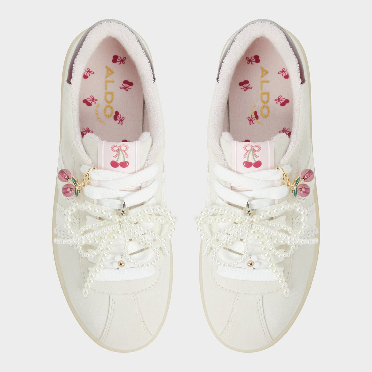 Sweetthing White/Bone Women's Low top sneakers - Low top sneaker, Cup sole | Aldo