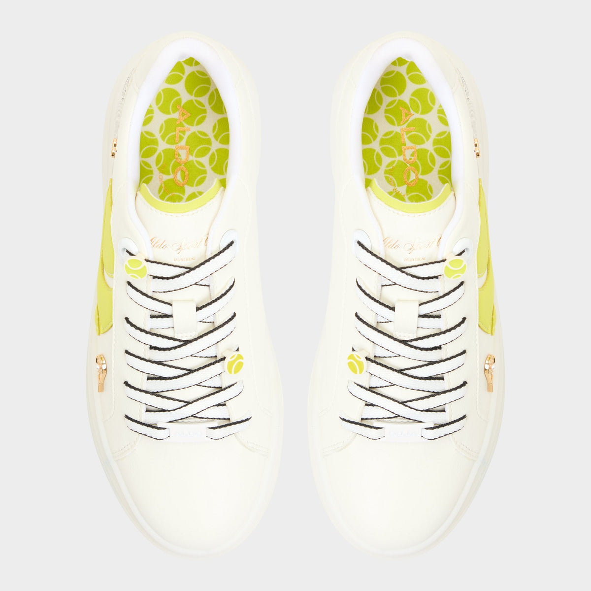 Clubchamp White Combo Women's Platform and wedge sneakers - Low top sneaker | Aldo