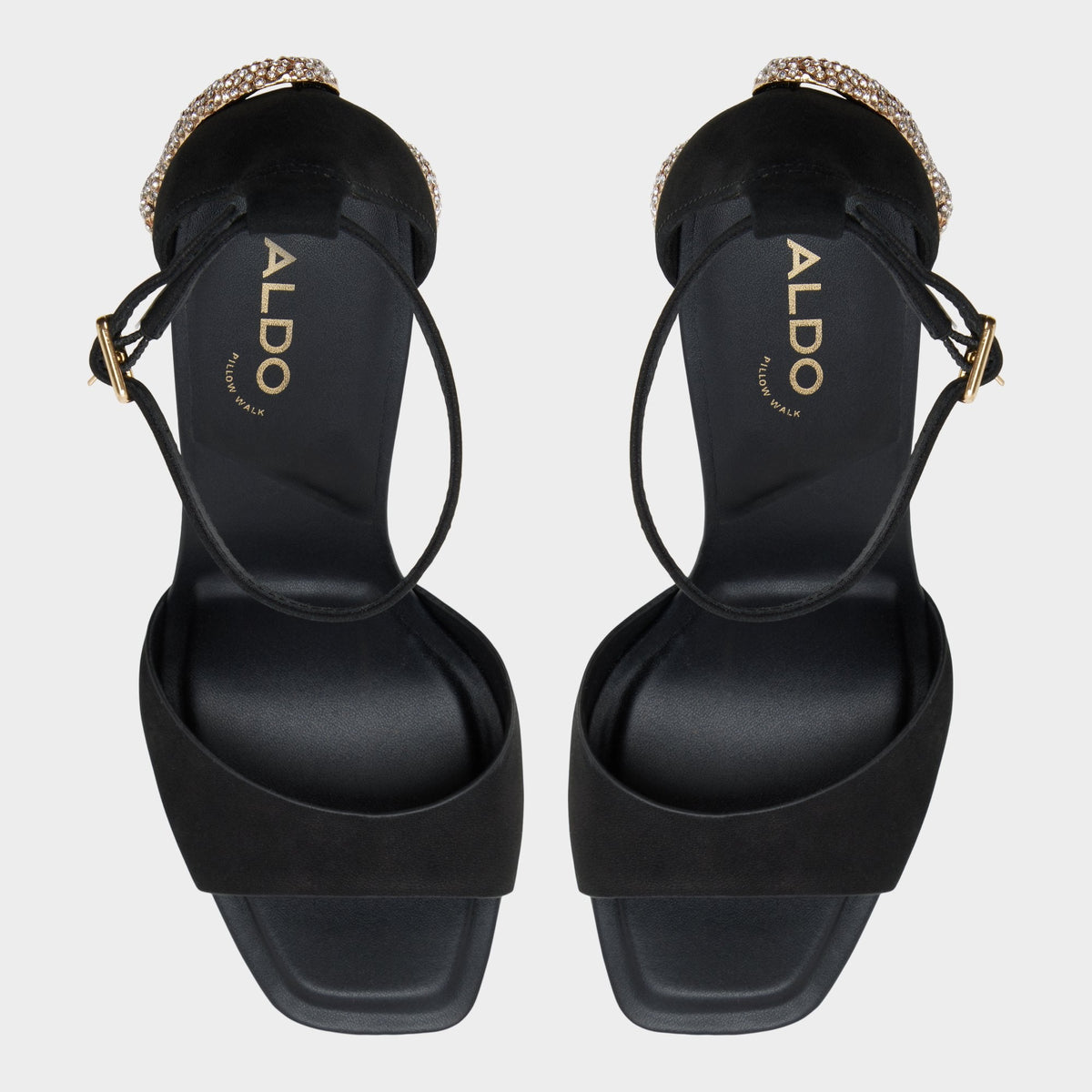 Medusa in Other Black 14266744 - Strappy heeled sandal, Platform | Aldo