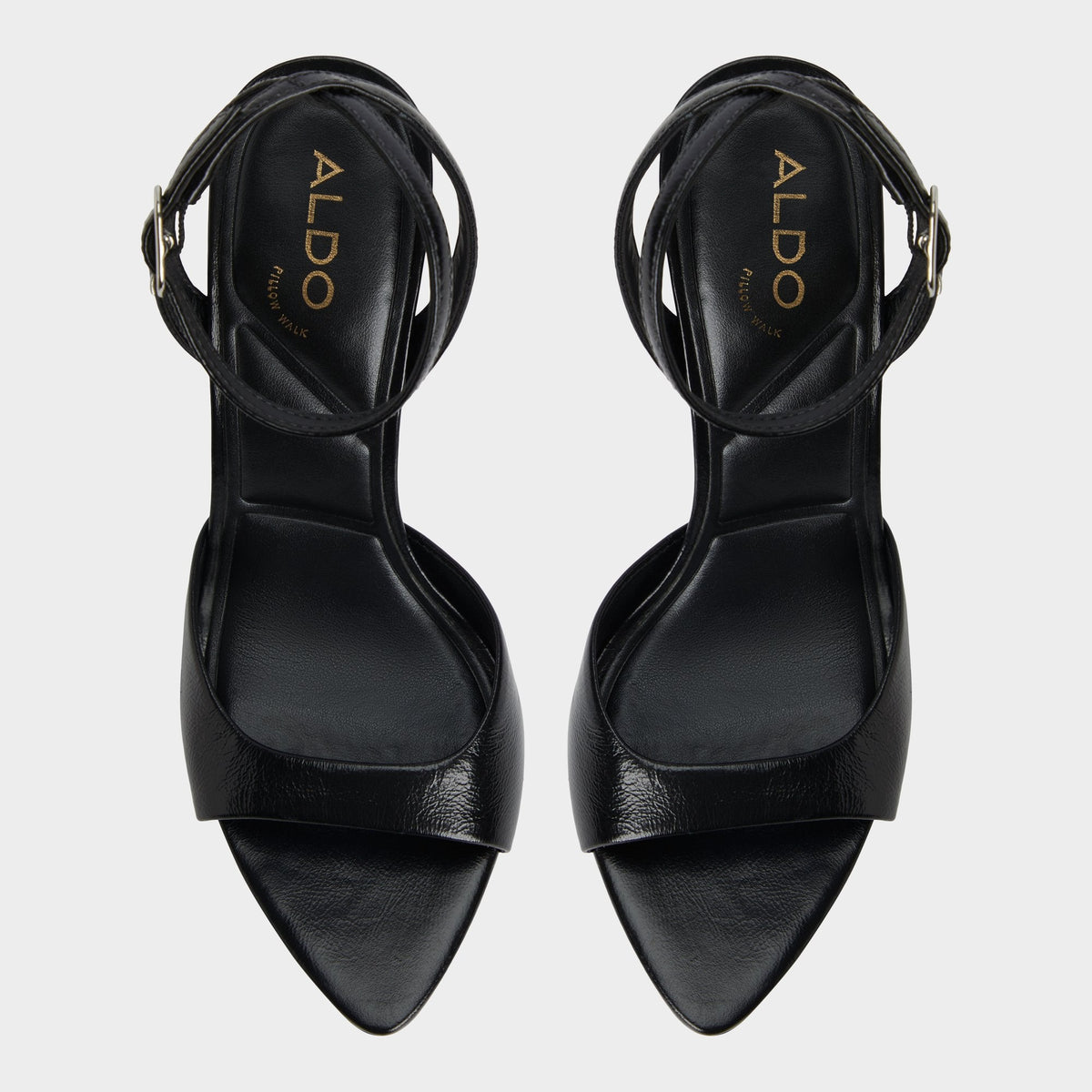 Forevermore Black Women's Strappy sandals - Strappy heeled sandal, Stiletto heel | Aldo
