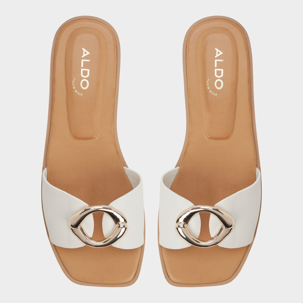 Biggin in White Bone - Slide sandal | Aldo