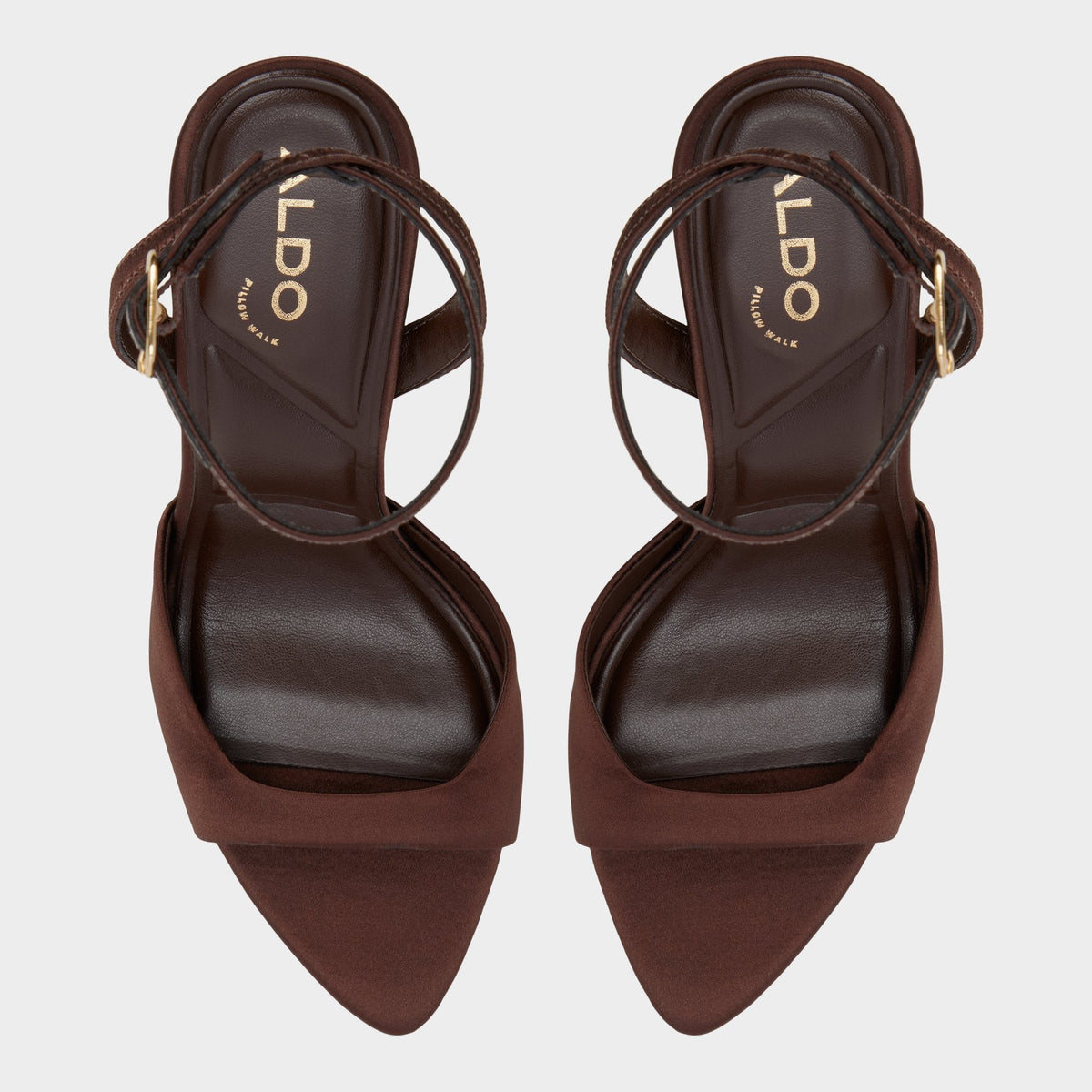 Forevermore in Dark Brown 14154135 - Strappy heeled sandal, Stiletto heel | Aldo
