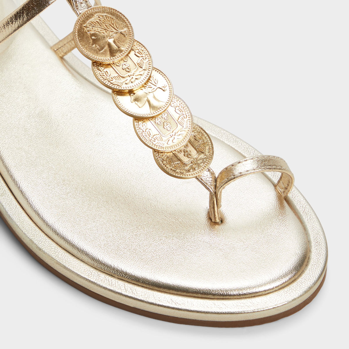 Artemisa Gold Women's Travel essentials - T-strap sandal | Aldo