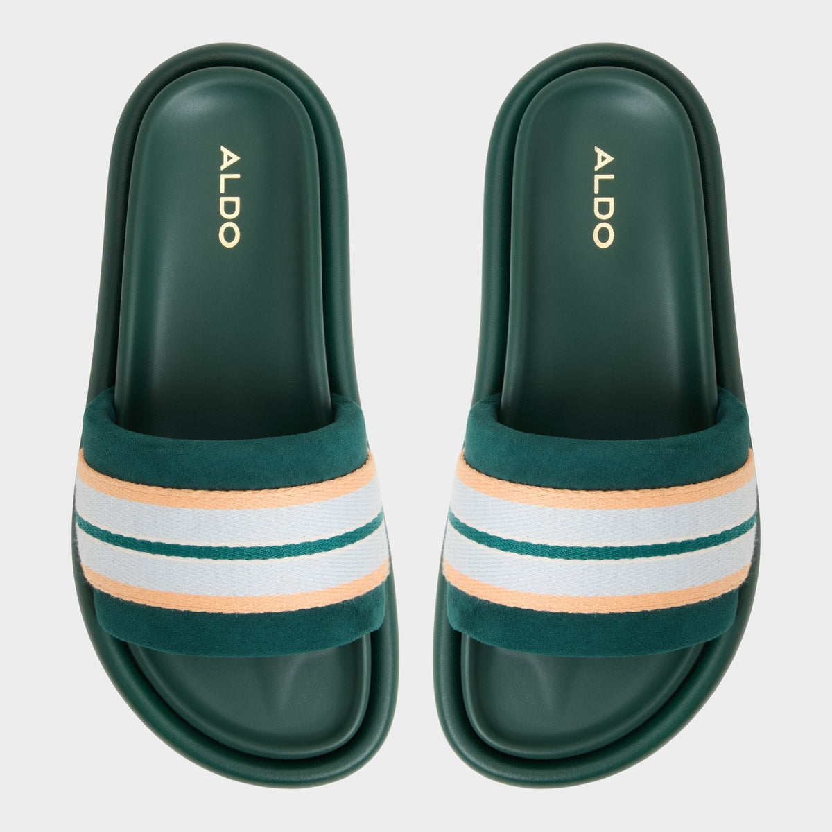 Nydelagan in Open Green - , Footbed sandal | Aldo