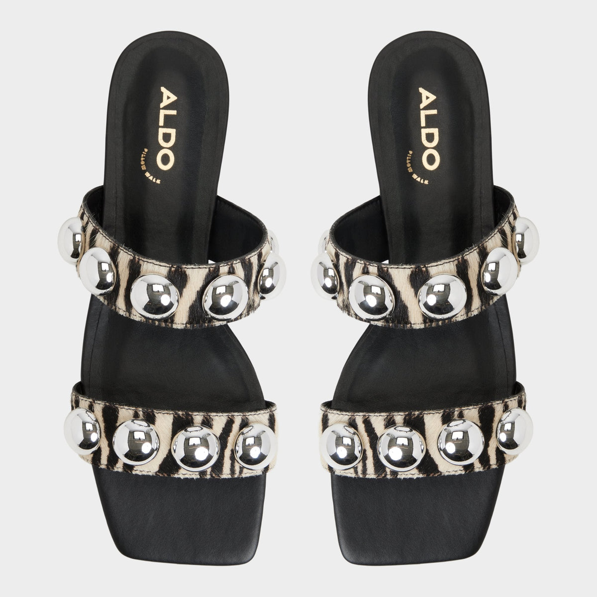 Katalena in White Black - Slide sandal | Aldo