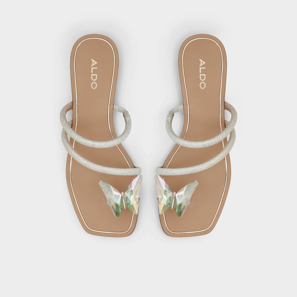 Garberia Silver Women's Flats - Flip flop | Aldo