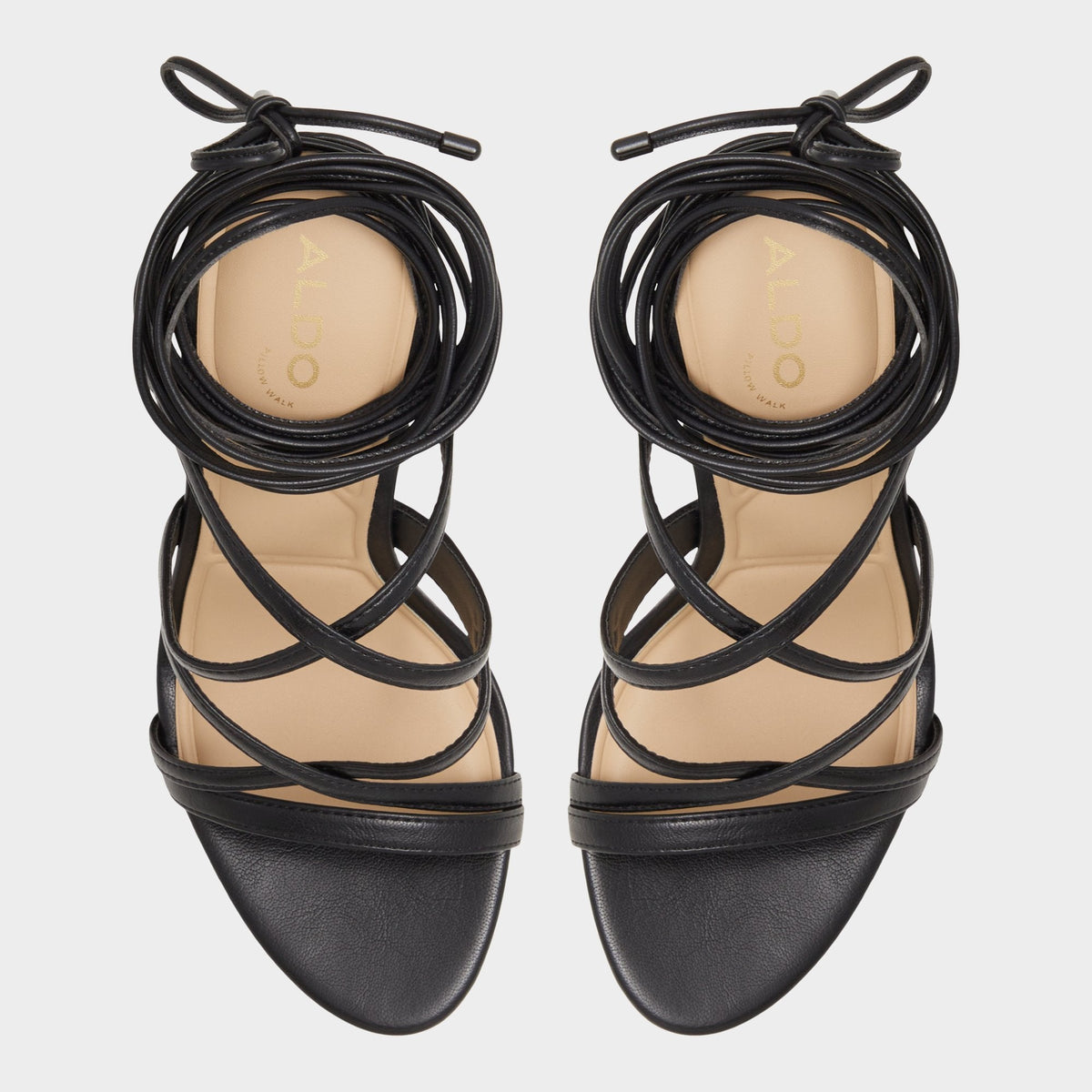 Marylou Black Women's Strappy sandals - Strappy heeled sandal | Aldo