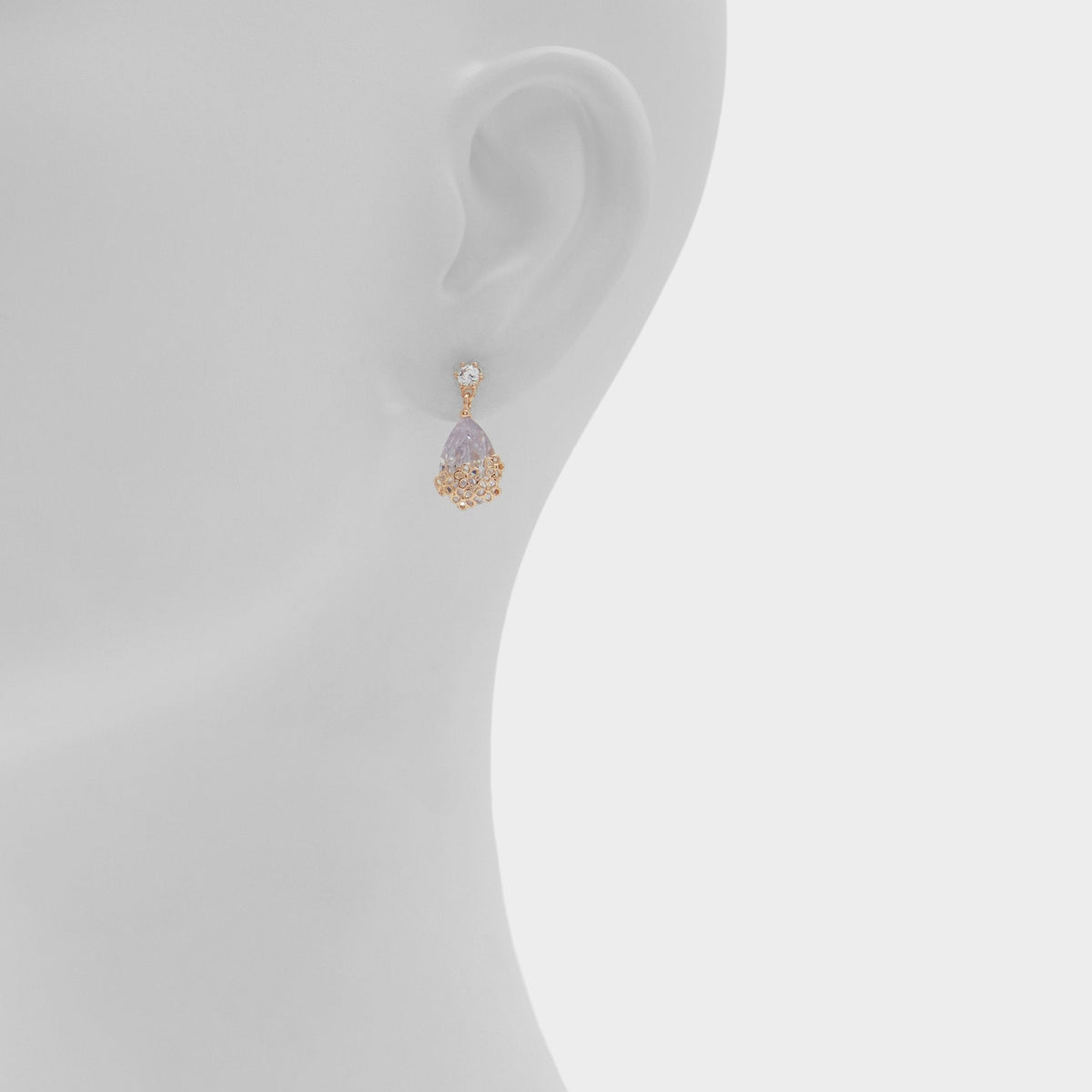 Cutesie Gold/Clear Multi Women's Earrings - Earrings | Aldo