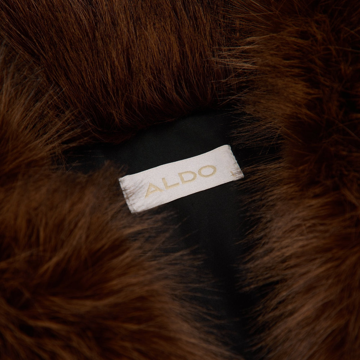 Hazella in Brown - Faux fur jacket | Aldo