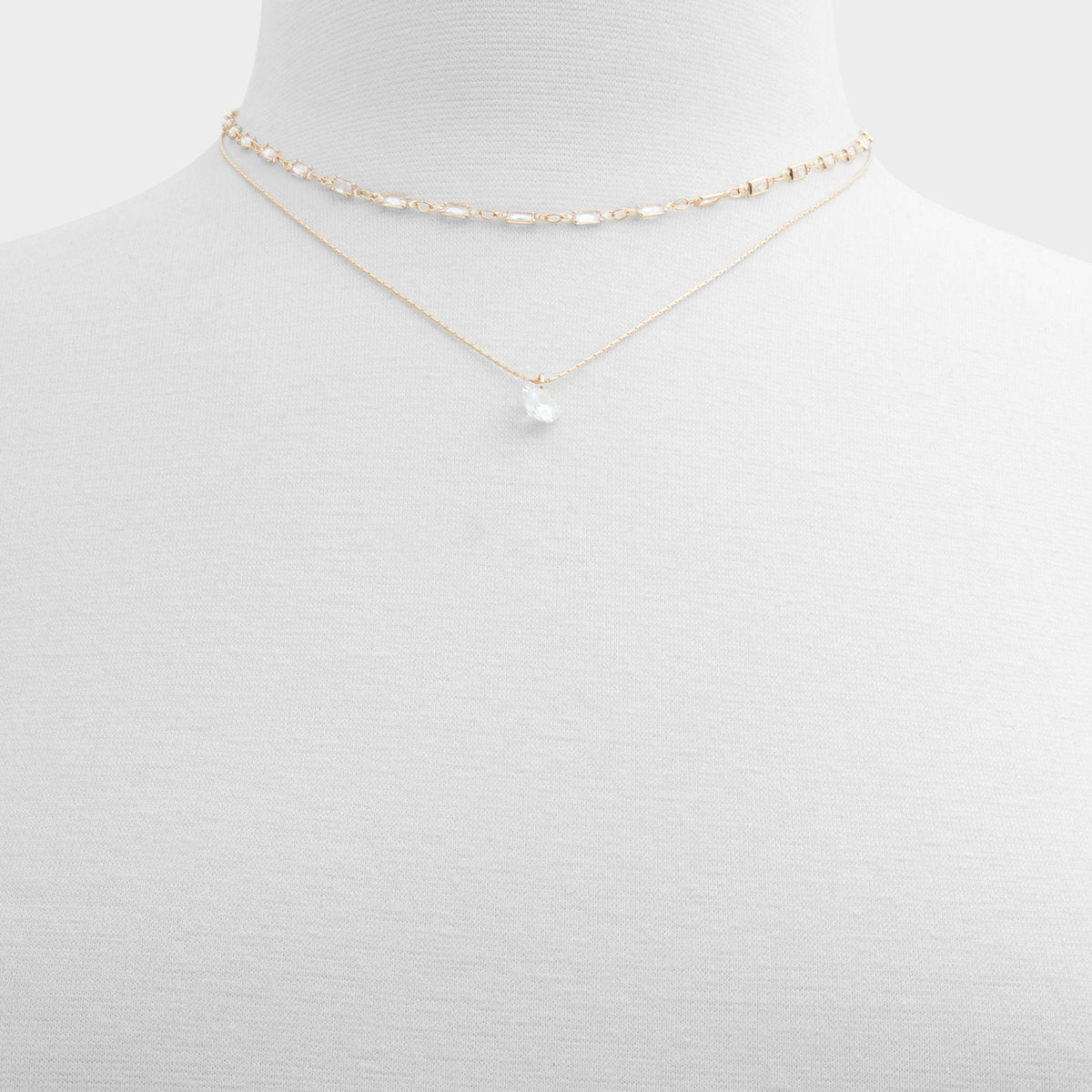 Flein Gold/Clear Multi Women's Necklaces - Layered necklace | Aldo