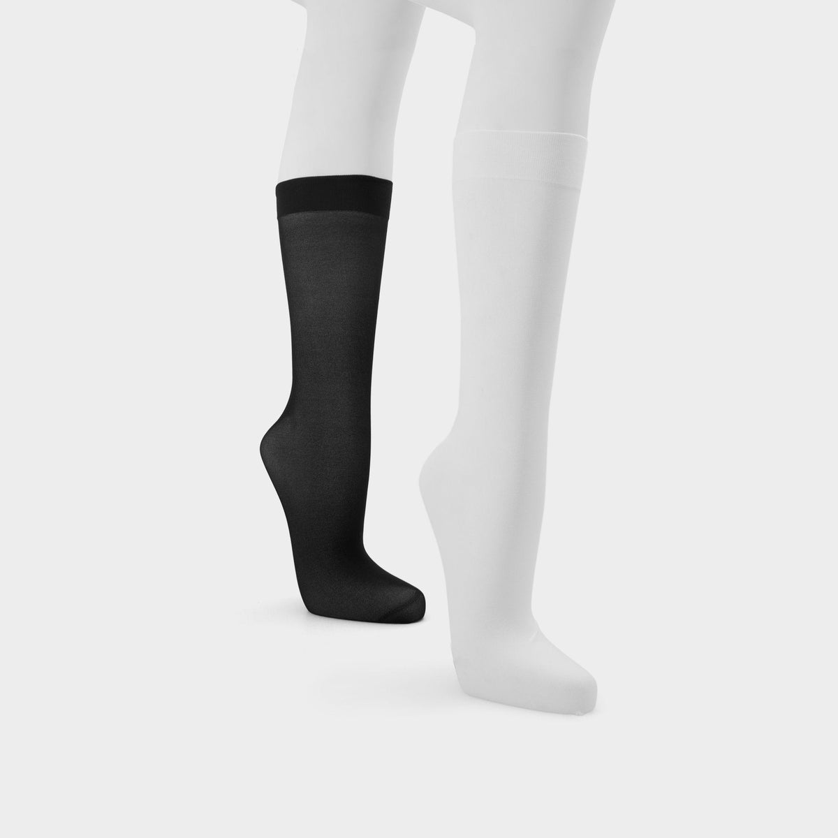 Sleekstep in Black White - Knee high socks | Aldo