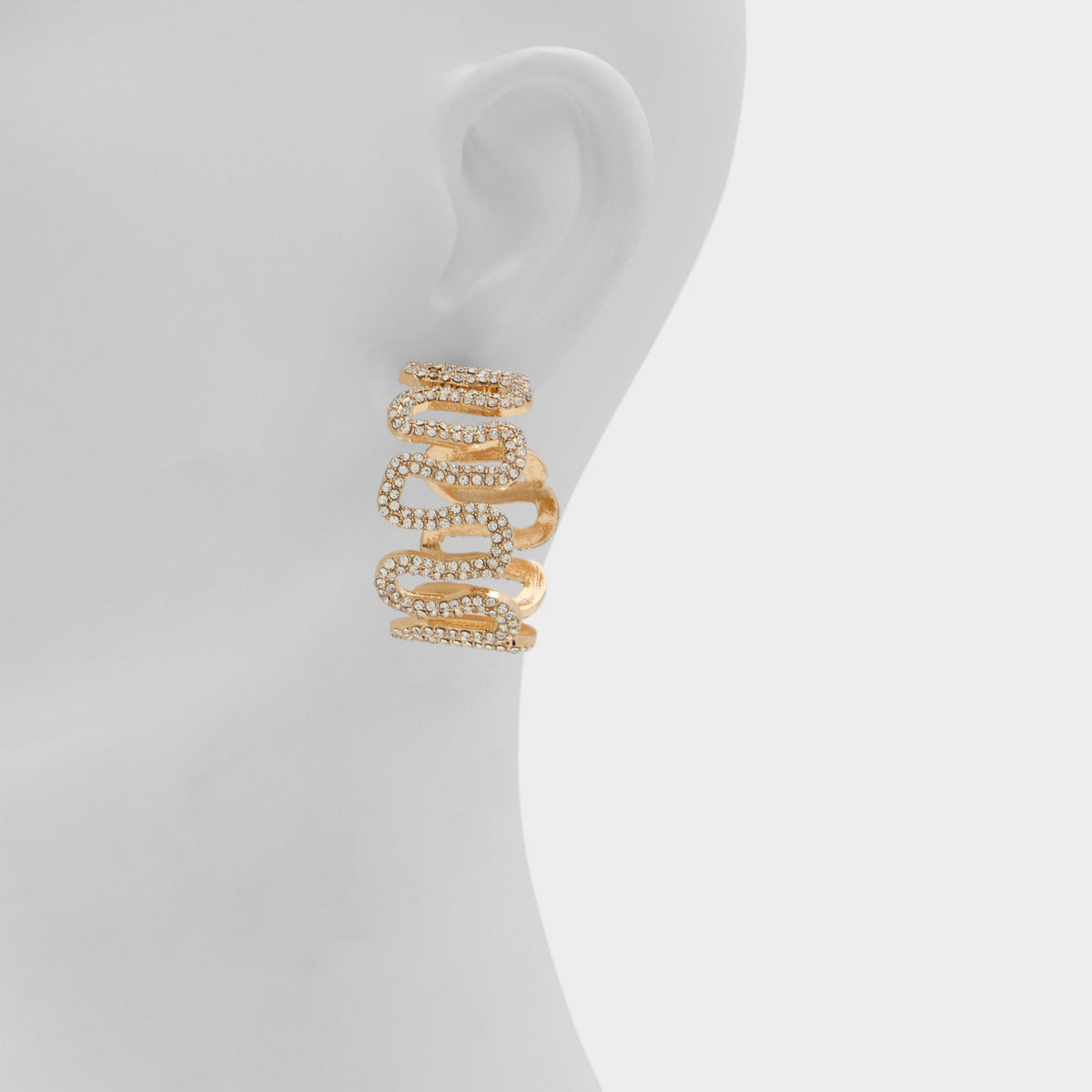 Estele in Gold Clear Multi - Hoop earrings | Aldo