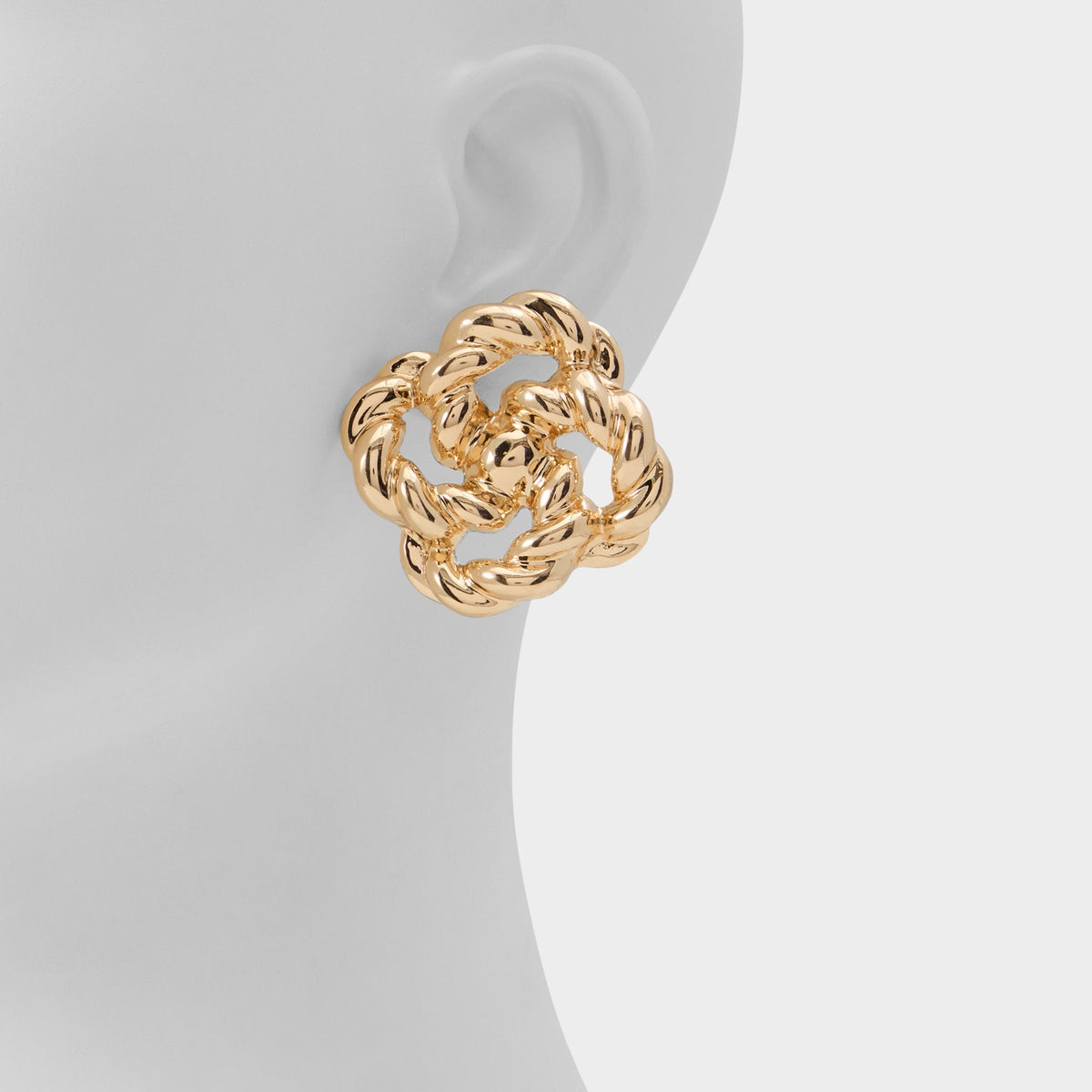 Doubleknot in Gold - Statement earrings | Aldo
