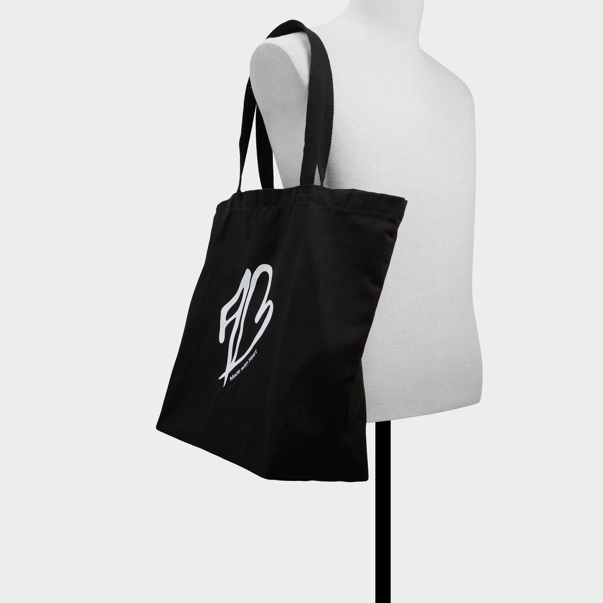 Made With Heart Tote Black/White Tote & Satchel bags - Tote bag | Aldo