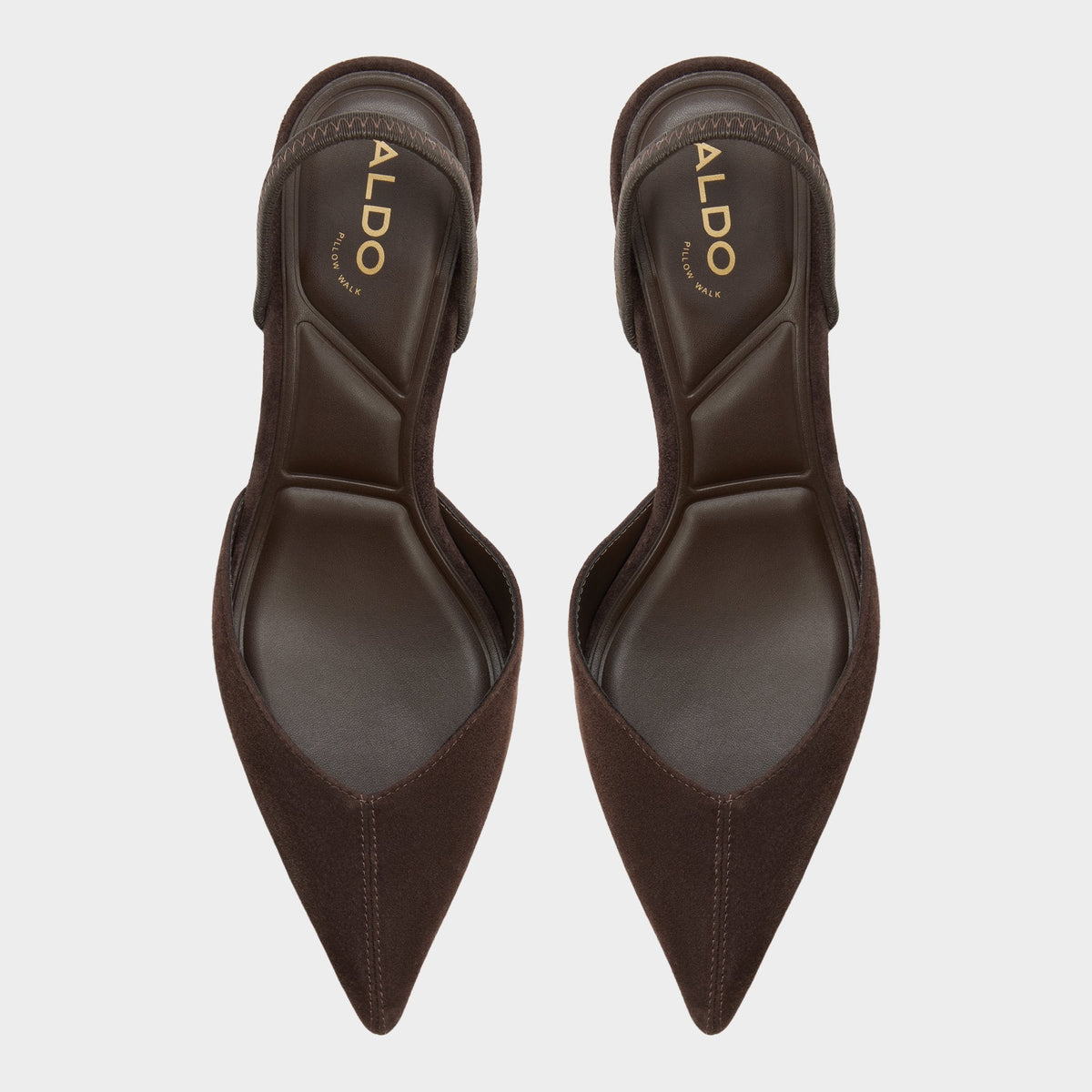 Re in Olivia Dark Brown - Sling back high heel, Stiletto heel | Aldo