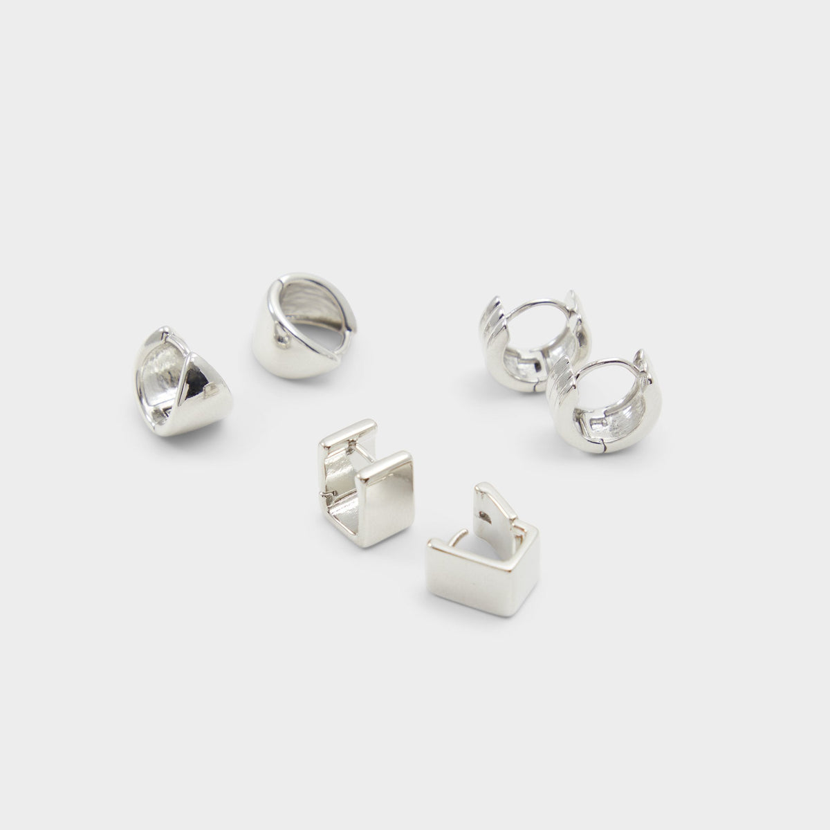 Adenariel in Silver - Huggie hoop earrings | Aldo