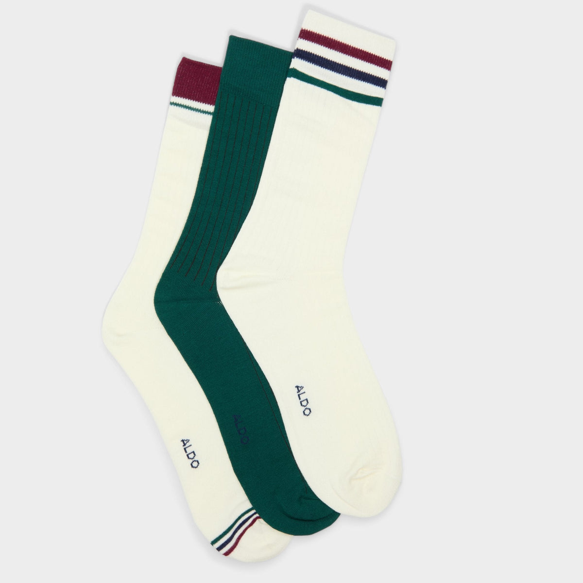 Clubstripes Bordo Men's Socks - Crew socks | Aldo
