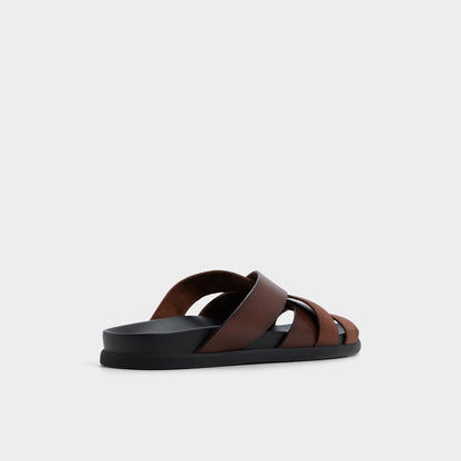 Florian in Dark Brown - Slide sandal | Aldo