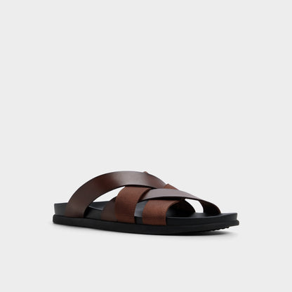 Florian in Dark Brown - Slide sandal | Aldo