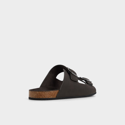Agustin in Dark Brown - Slide sandal | Aldo