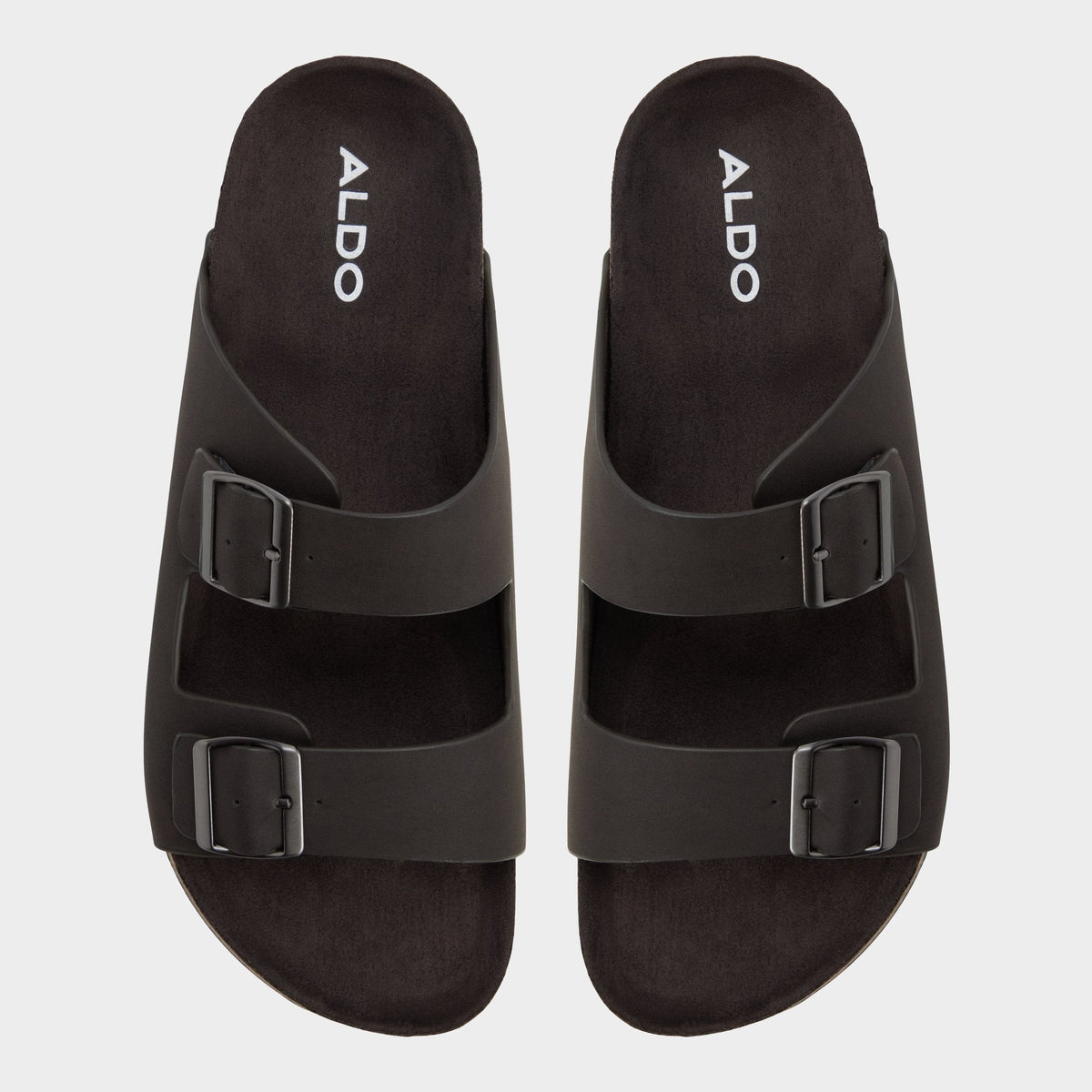 Agustin in Dark Brown - Slide sandal | Aldo