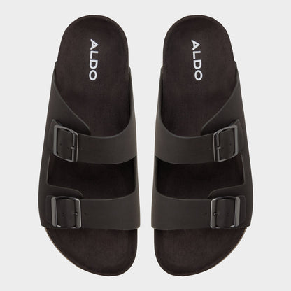 Agustin in Dark Brown - Slide sandal | Aldo