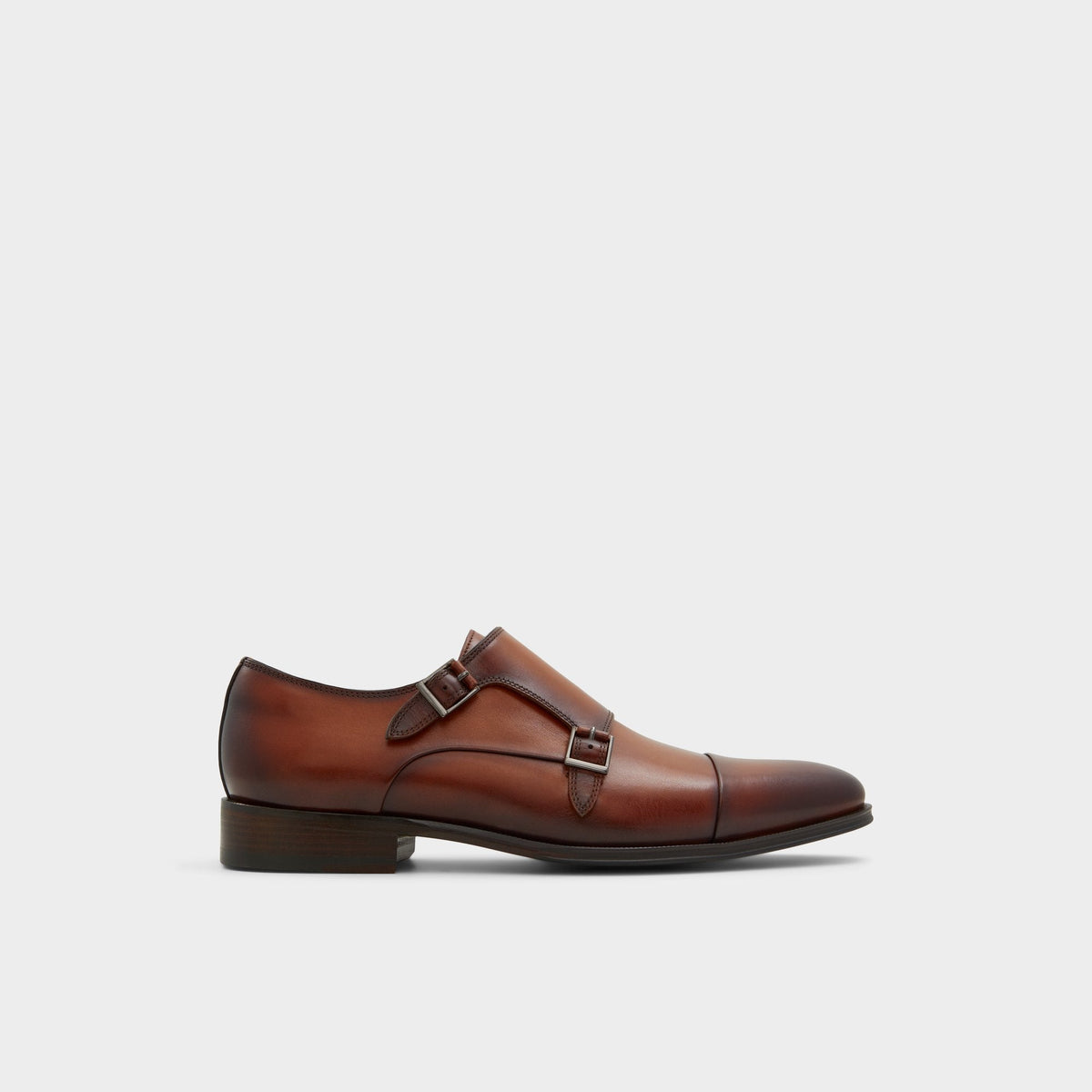 Axwell Cognac Men's Dress Shoes - Monkstrap loafer | Aldo