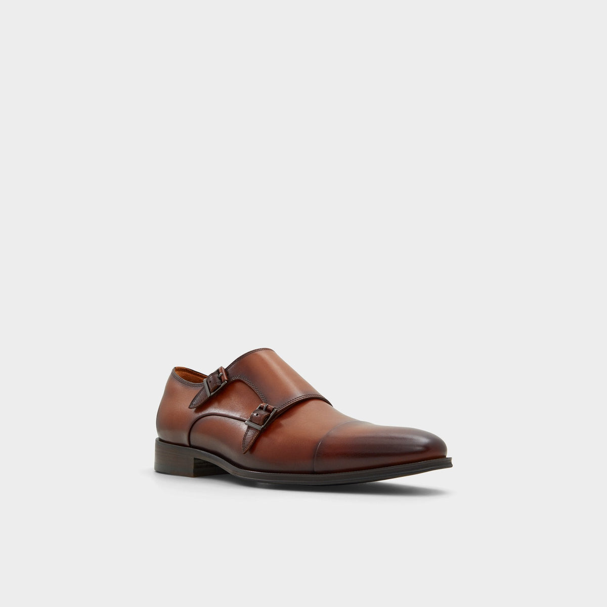 Axwell Cognac Men's Dress Shoes - Monkstrap loafer | Aldo