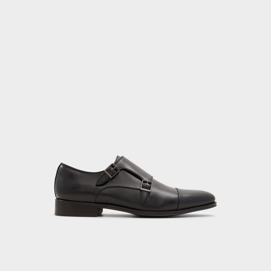 Axwell Black Men's Dress Shoes - Monkstrap loafer | Aldo