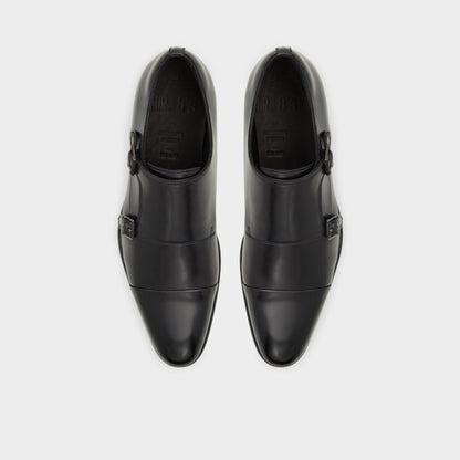 Axwell Black Men's Dress Shoes - Monkstrap loafer | Aldo