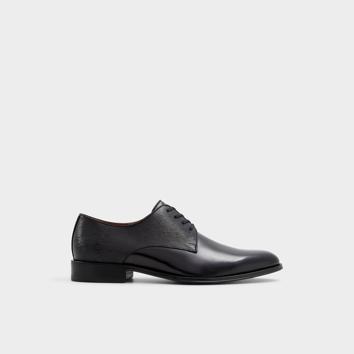 Halbart Black Leather Embossed Men's Oxfords & Lace-ups - Oxford shoe | Aldo