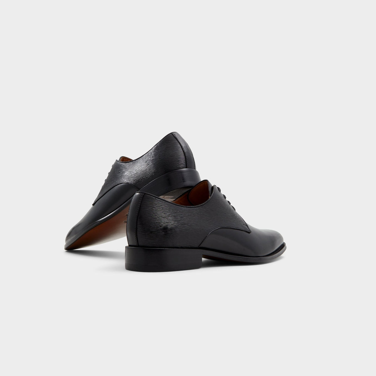 Halbart Black Leather Embossed Men's Oxfords & Lace-ups - Oxford shoe | Aldo