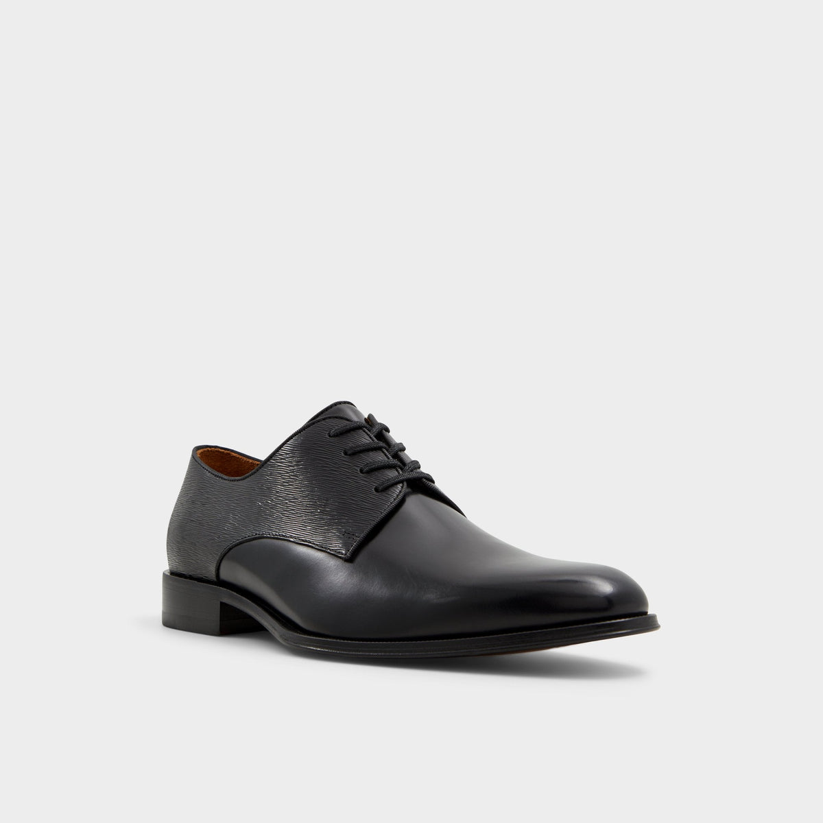 Halbart Black Leather Embossed Men's Oxfords & Lace-ups - Oxford shoe | Aldo