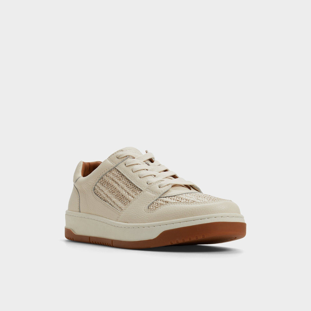 Ludlow White Leather Mixed Material Men's Low top - Low top sneaker | Aldo