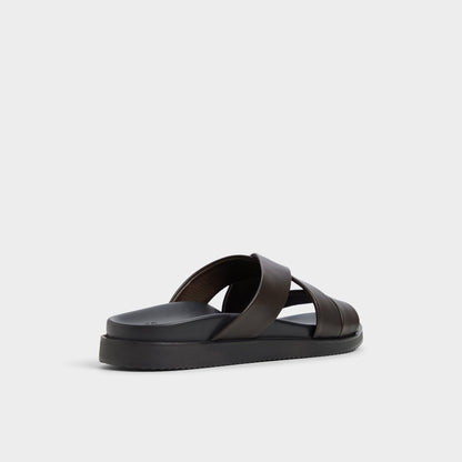 Kairo Dark Brown Men's Sandals & Slides - Slide sandal | Aldo