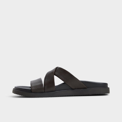 Kairo Dark Brown Men's Sandals & Slides - Slide sandal | Aldo