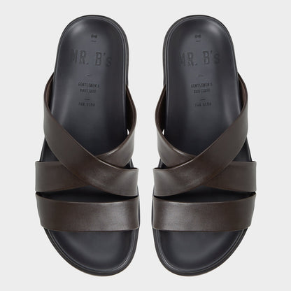 Kairo Dark Brown Men's Sandals & Slides - Slide sandal | Aldo