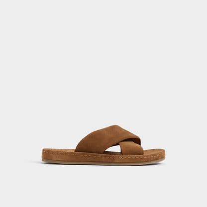 Steele Light Brown Men's Sandals & Slides - Slide sandal | Aldo
