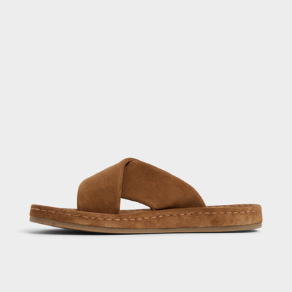Steele Light Brown Men's Sandals & Slides - Slide sandal | Aldo