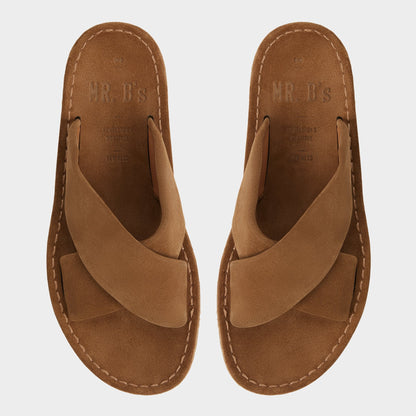 Steele Light Brown Men's Sandals & Slides - Slide sandal | Aldo