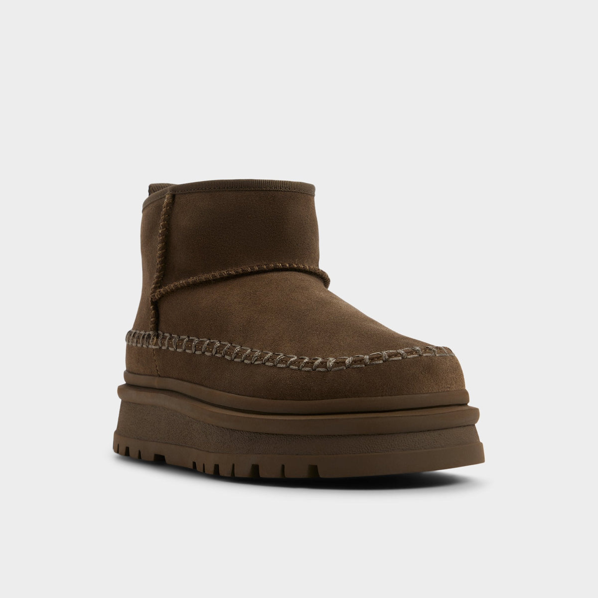 Milanie in Dark Green - Ankle boot, Lug sole | Aldo