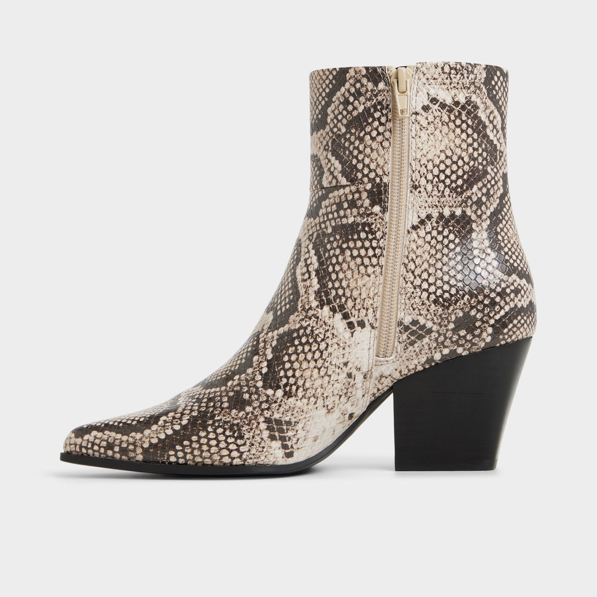 Shanah in Open Brown - Ankle boot, Block heel | Aldo