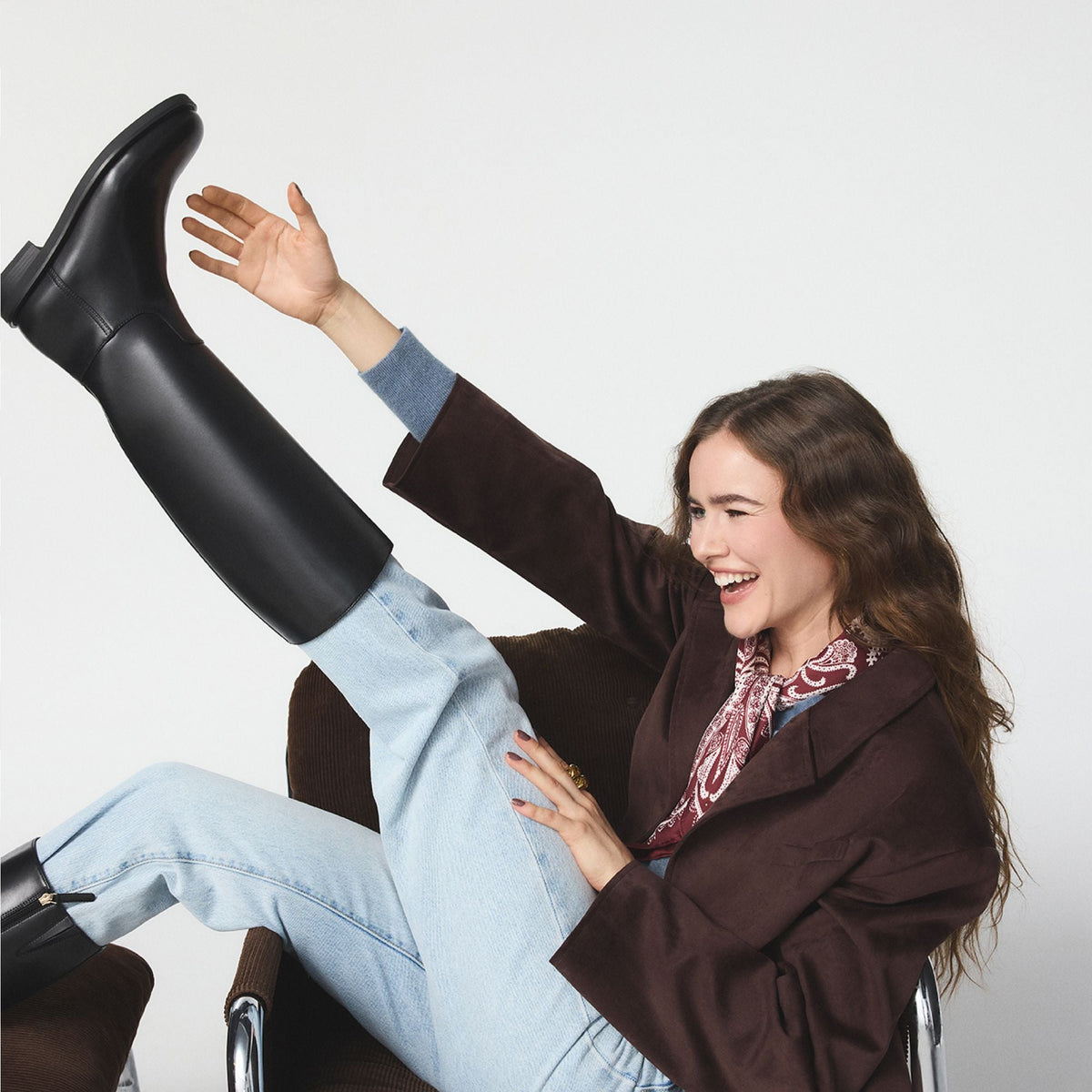 Charley in Black - Knee-high boot, Cup sole | Aldo